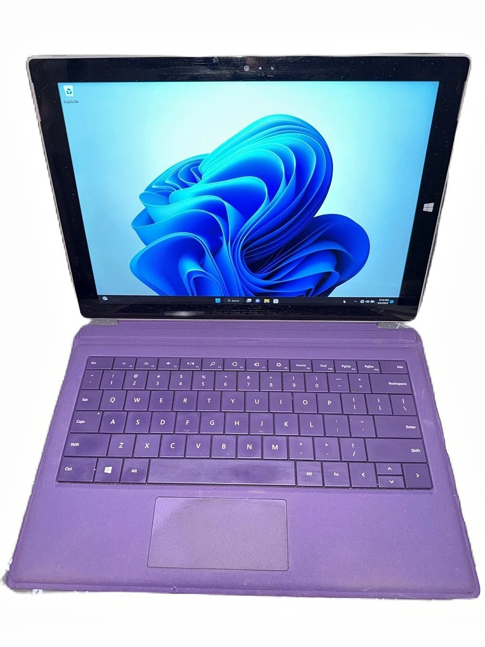 Microsoft Surface Pro 3 Windows 11 Pro 64GB SSD 4GB RAM Keyboard Cover VGUC